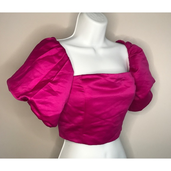 FOREVER21 Hot Pink Large Top - Picture 1 of 8